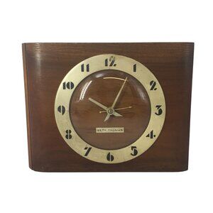 Seth Thomas antique 1930’s Art Deco RODSON Clock Wood *RARE * USA 8 X 6